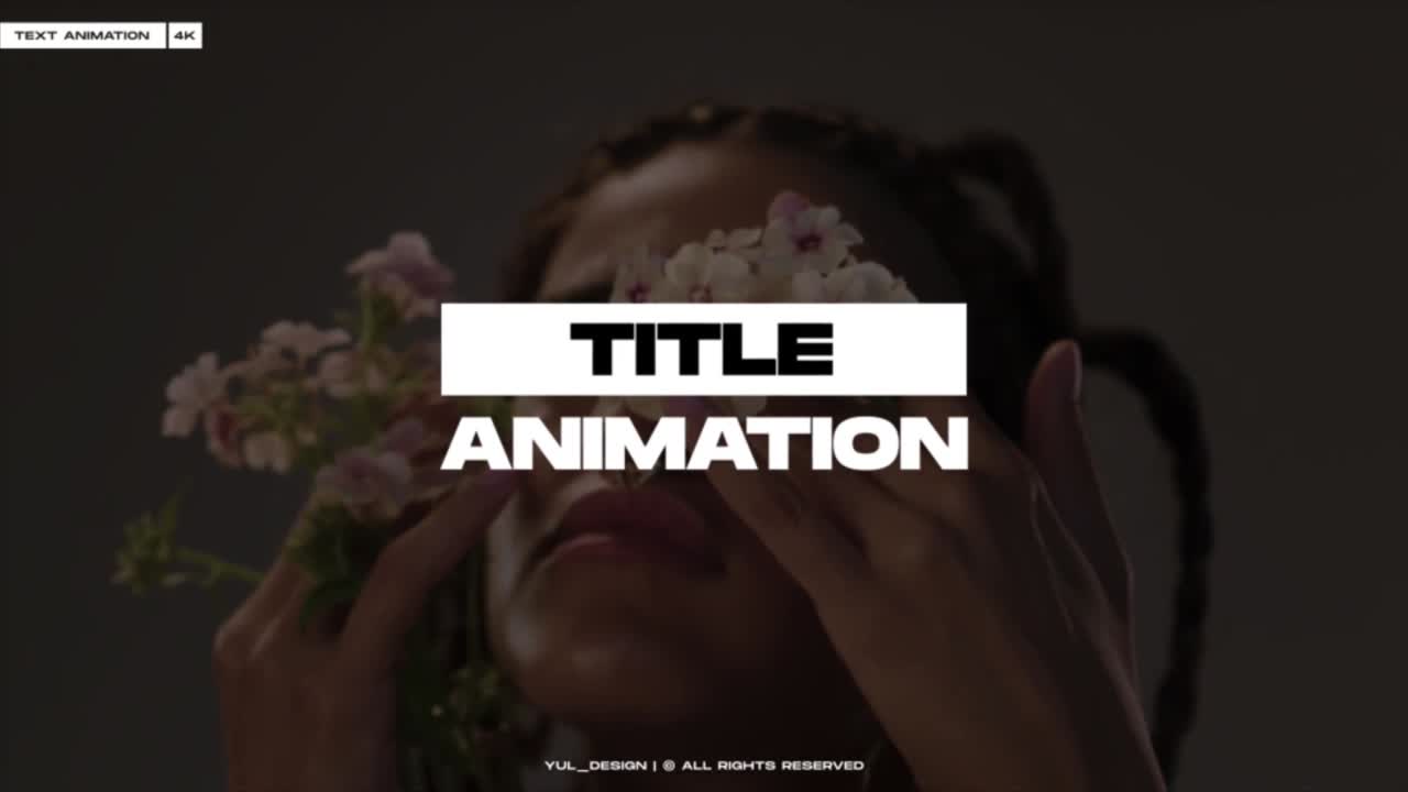 Animazione di testo creativa con citazioni motivazionali e sfondo floreale