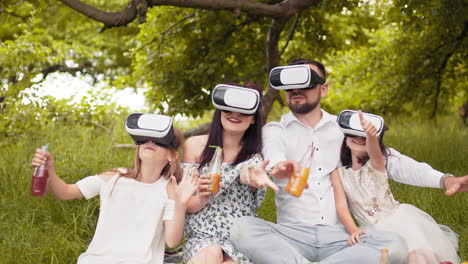 family picnics with vr fun