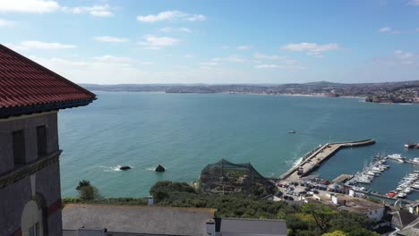 torquay harbour building perspective devon uk