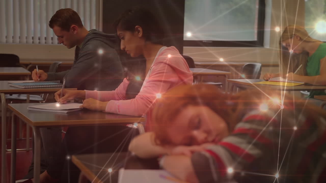 학생들의 학습에 대한 연결 네트워크의 활성화