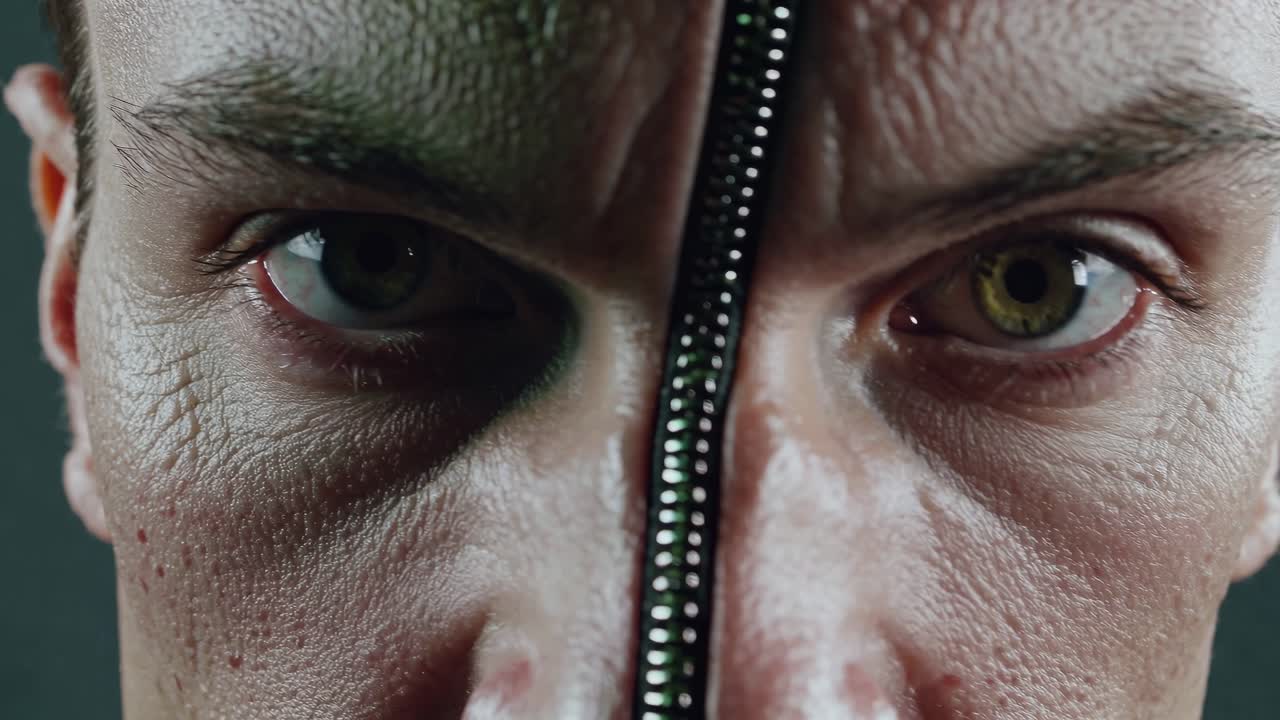 Split Face with Zipper