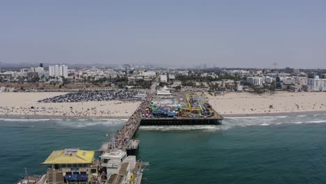 Muelle-De-Santa-Mónica,-California