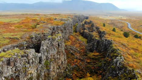 drones 4k, tomas cinematográficas aéreas de una colorida belleza del paisaje islandés