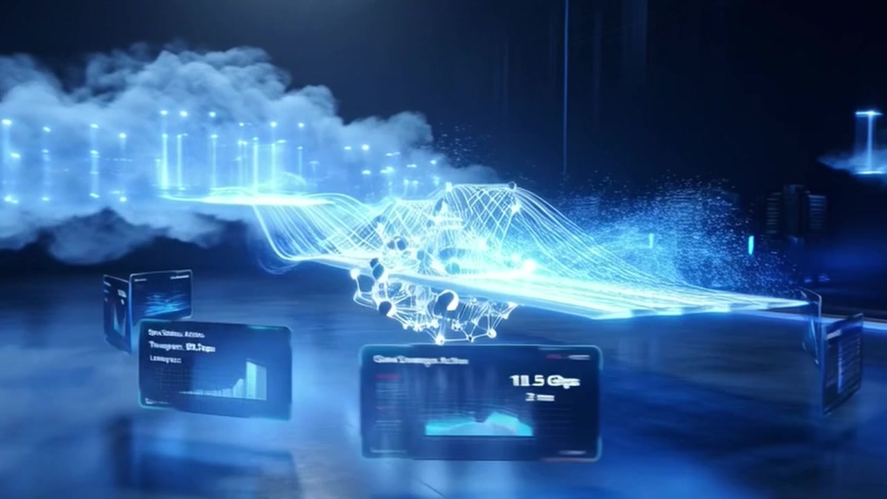 Digital Cloud Computing Network Visualization with Data Analytics
