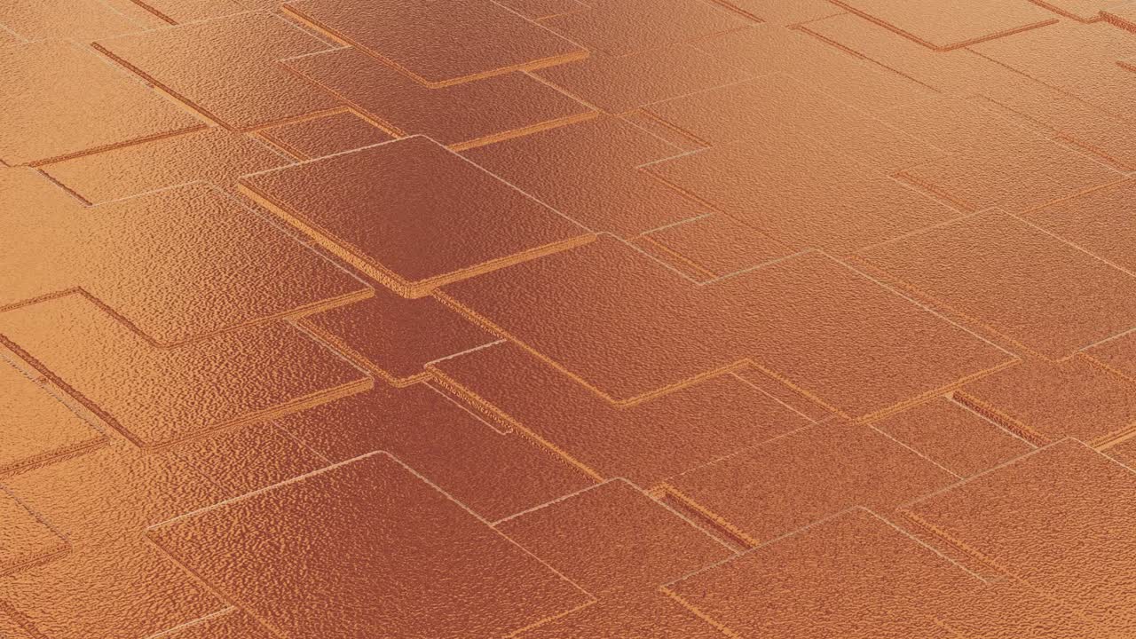 abstracto geométrico rosa fondo dorado azulejos de papel de aluminio textura de bucle sin costura fondo renderizado en 3d