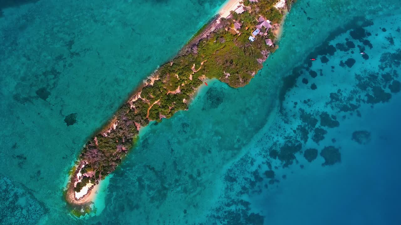 잔지바르 군도의 섬 조감도