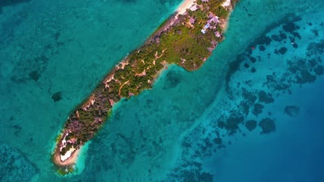 vista aérea de las islas en el archipiélago de zanzíbar
