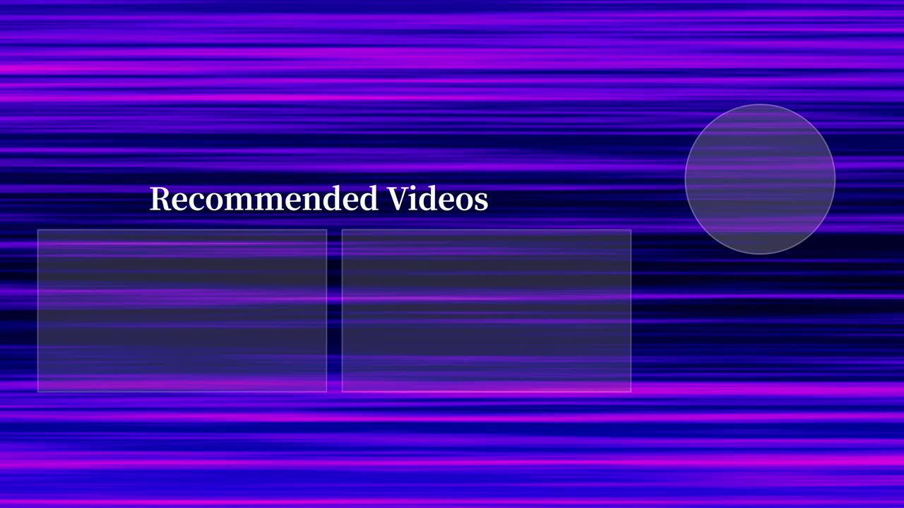 Line gradation end card ending screen motion graphics