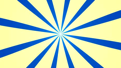 fondo abstracto con animación de rayos de sol. fondo radial retro. renderización en 3d