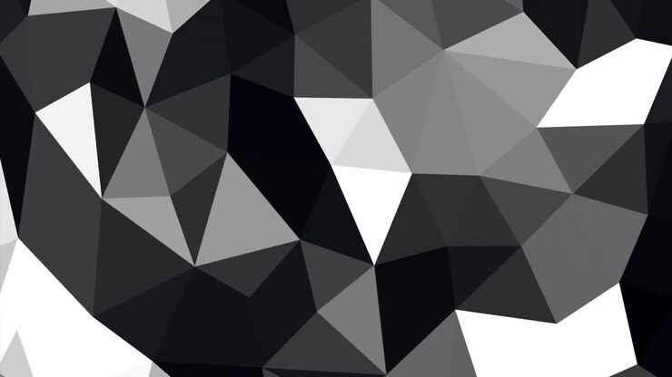 Disegno geometrico astratto in bianco e nero