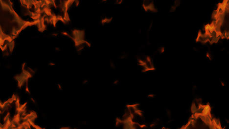 Fire-Flame-Frames-And-Element-overlay-motion-graphics-video-transparent-background-with-alpha-channel