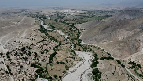 a tapestry of mud homes in a beautiful valley