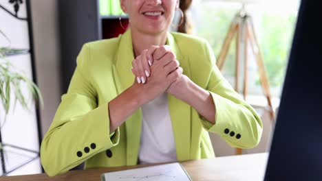 businesswoman at desk