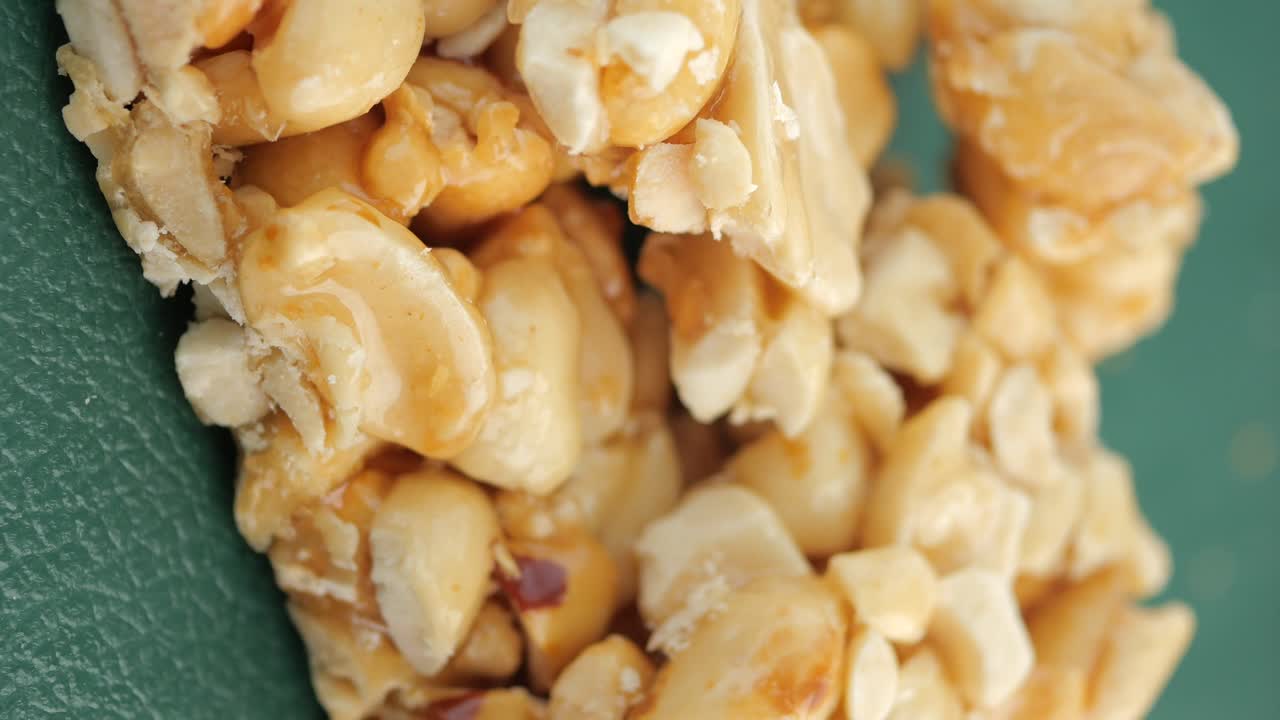 Close-up of Peanut Brittle