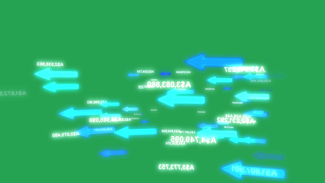 Side arrows entering, UI chips drifting, blurring, parallaxing, showing data flow on transparent
