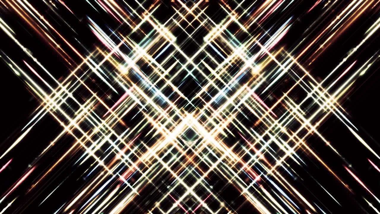 patrón de líneas geométricas abstractas con colores brillantes