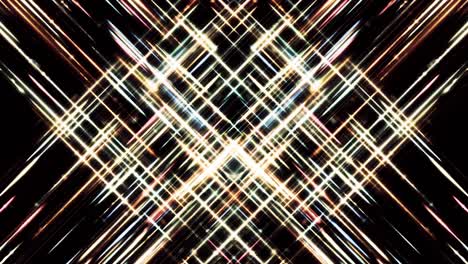patrón de líneas geométricas abstractas con colores brillantes