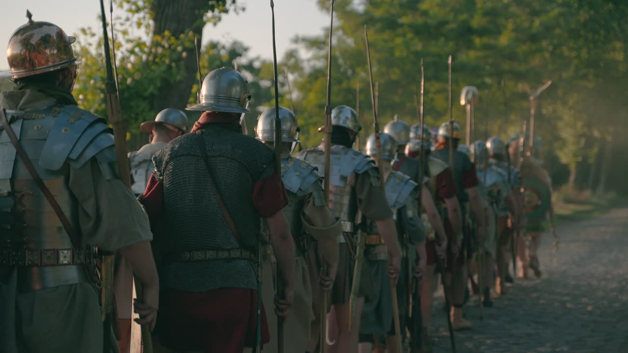 Roman Legion Marching