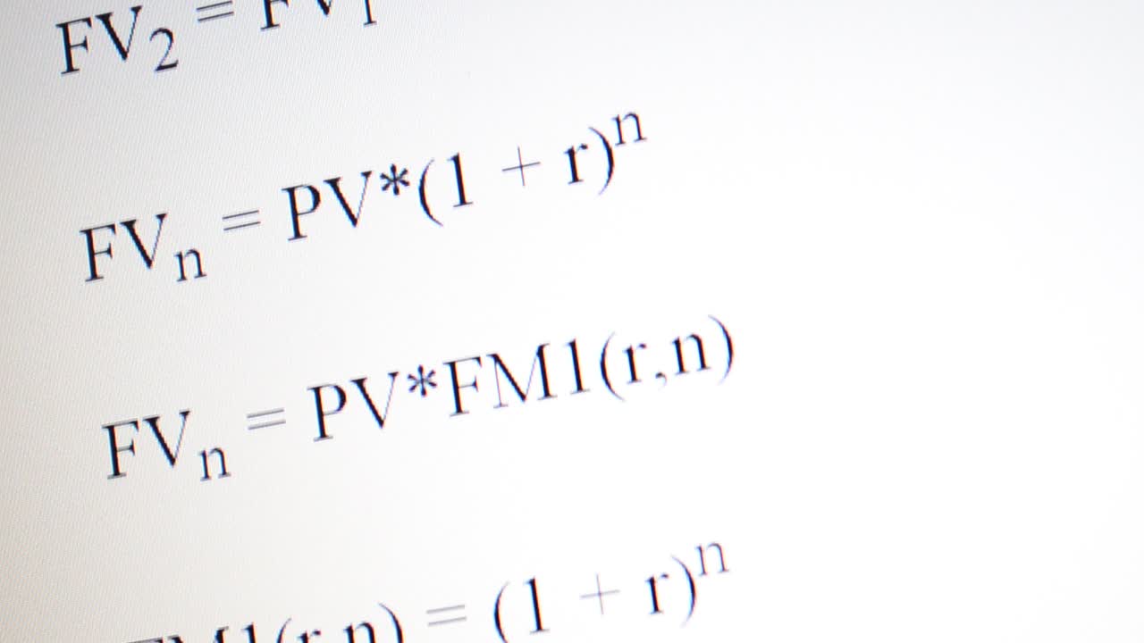 Movement on the screen. Calculation formulas