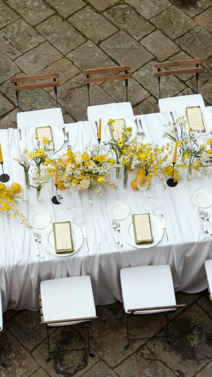 Wedding Reception Table Setting