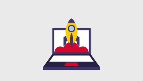 rocket flying icons