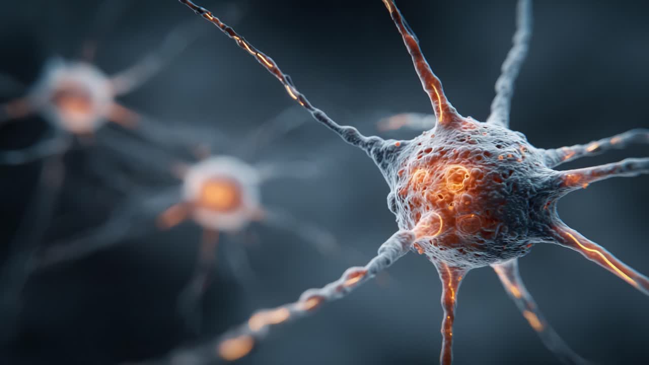 A Captivating Visual Representation of Neurons Highlighting Their Complex Structure and Functionality in Neural Interactions and Communication