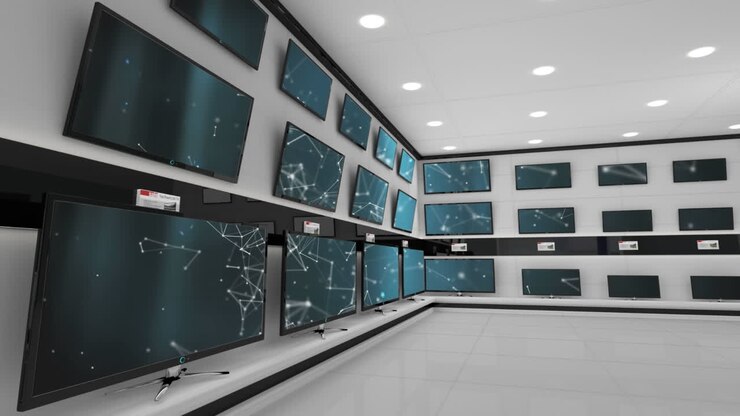 Display di televisore a schermo piatto