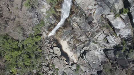 flying upwards davies creek falls waterfall - qld australia