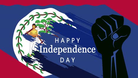 Feliz-Día-De-La-Independencia-De-Belice-Con-Los-Puños-Levantados