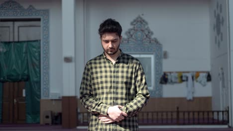 Young-Man-Worships-In-Mosque