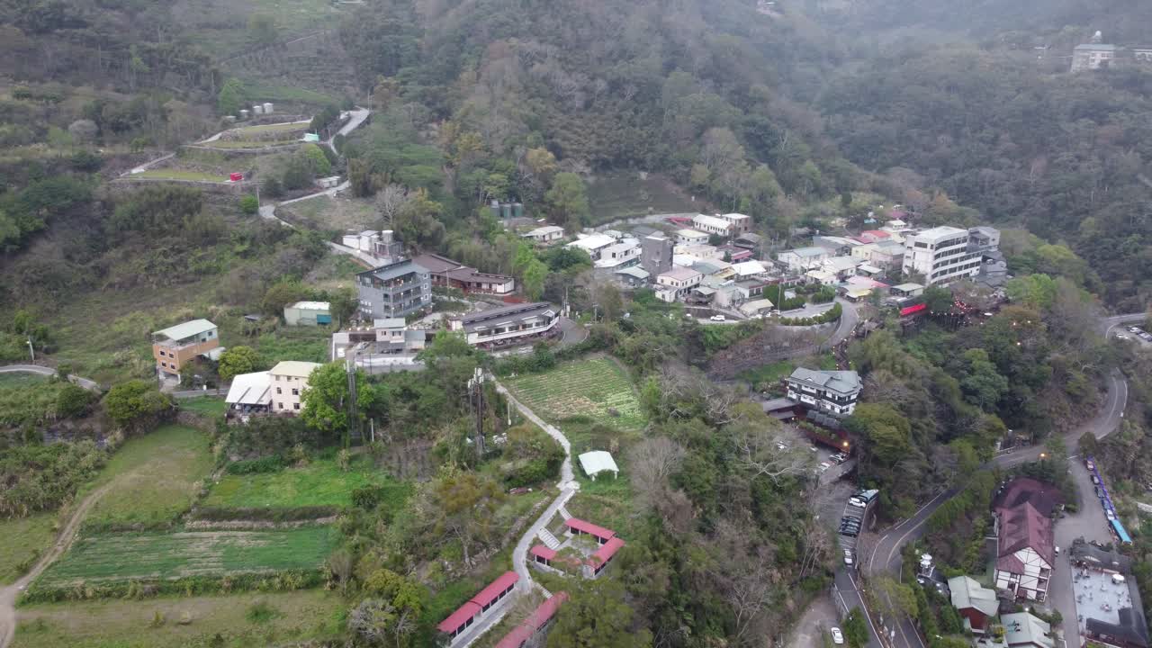 la vista aerea de miaoli