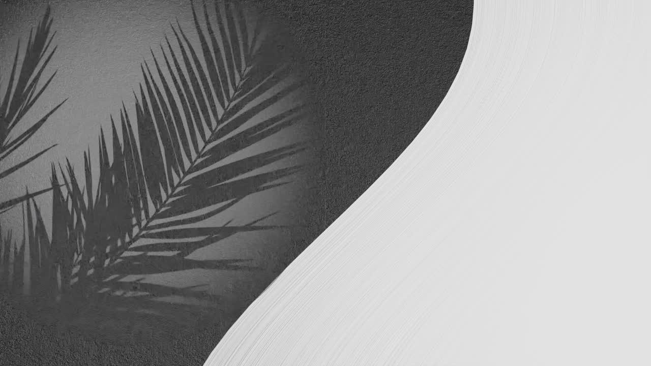 Minimal black display for cosmetic background product stand with beach vibe, 3d rendering, 3d illustration animation loop