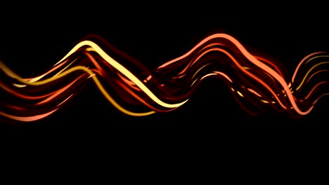 4k abstract neon wavy lines.