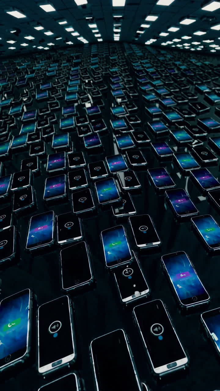 Many Smartphones | Premium Stock Video Footage