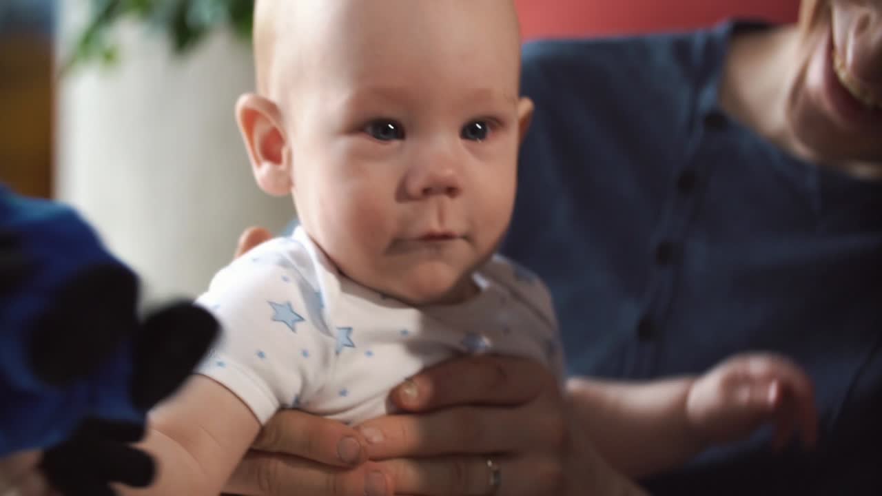 Baby with a Minion Toy