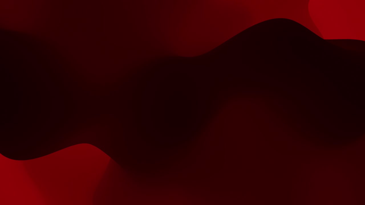 Forma geometrica futuristica rossa su gradiente nero
