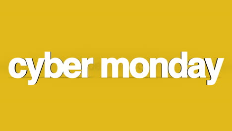 Rolling-Cyber-Monday-text-on-yellow-gradient-color