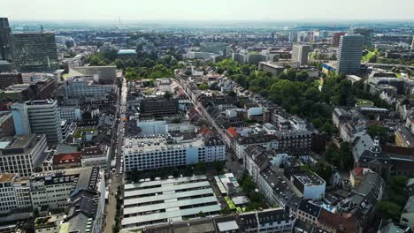 Cinematic-footage,-Düsseldorf,-international-business-and-financial-centre