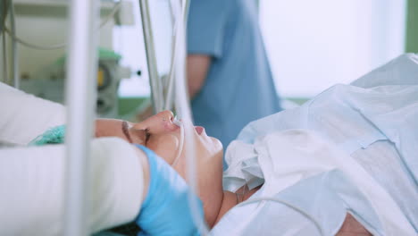 patient in hospital care