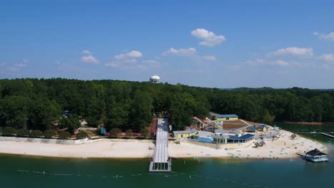 Droning-over-Lake-Lanier-Island-Amusement