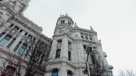 Cybele-Palace:-Iconic-Madrid-landmark,-formerly-the-Palace-of-Communication-in-Spain