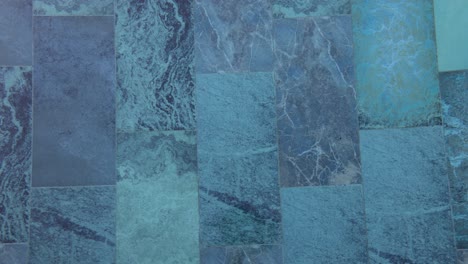 blue and teal marble tile pattern