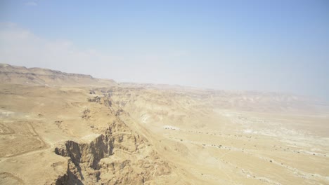 La-Vista-Desde-La-Cumbre-De-La-Histórica-Fortaleza-De-Masada-En-Israel