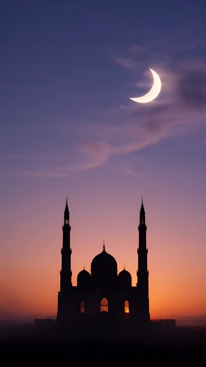 Eid al-Adha Moschea Sfondo islamico 4K