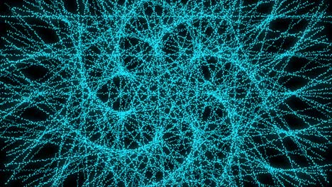 patrón de forma de punto de color azul claro animación gráficos de movimiento
