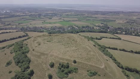 Murallas-Antiguas-En-Brent-Knoll-En-Somerset