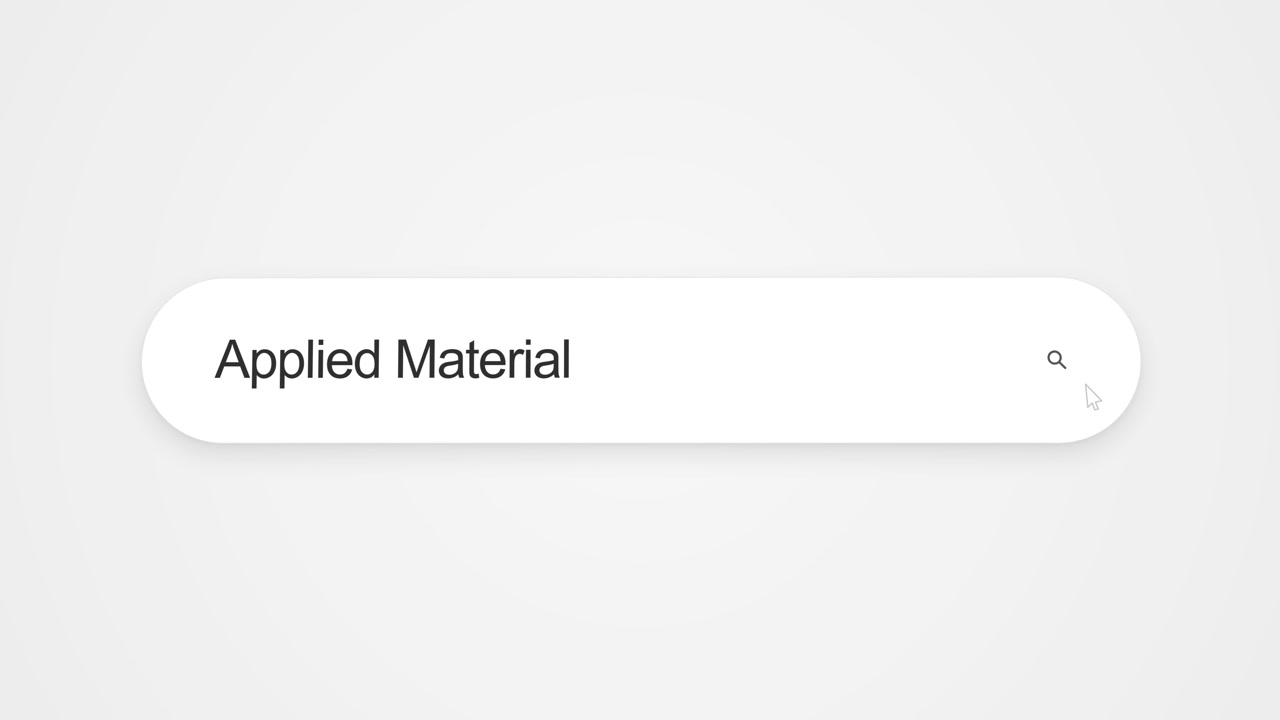 Typing Applied Materials Into Web Browser Search Bar