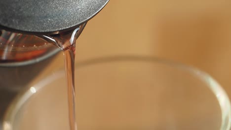 pouring coffee/tea