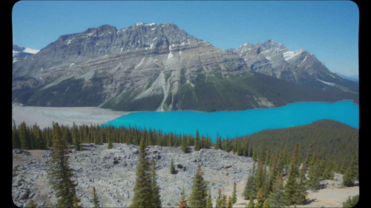 Peyto Lake in the Rocky Mountains