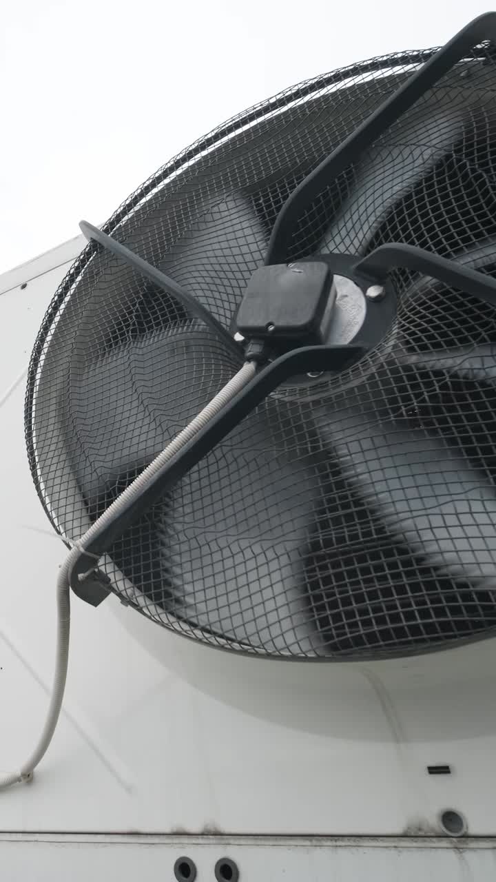 Close-up of an Industrial Fan